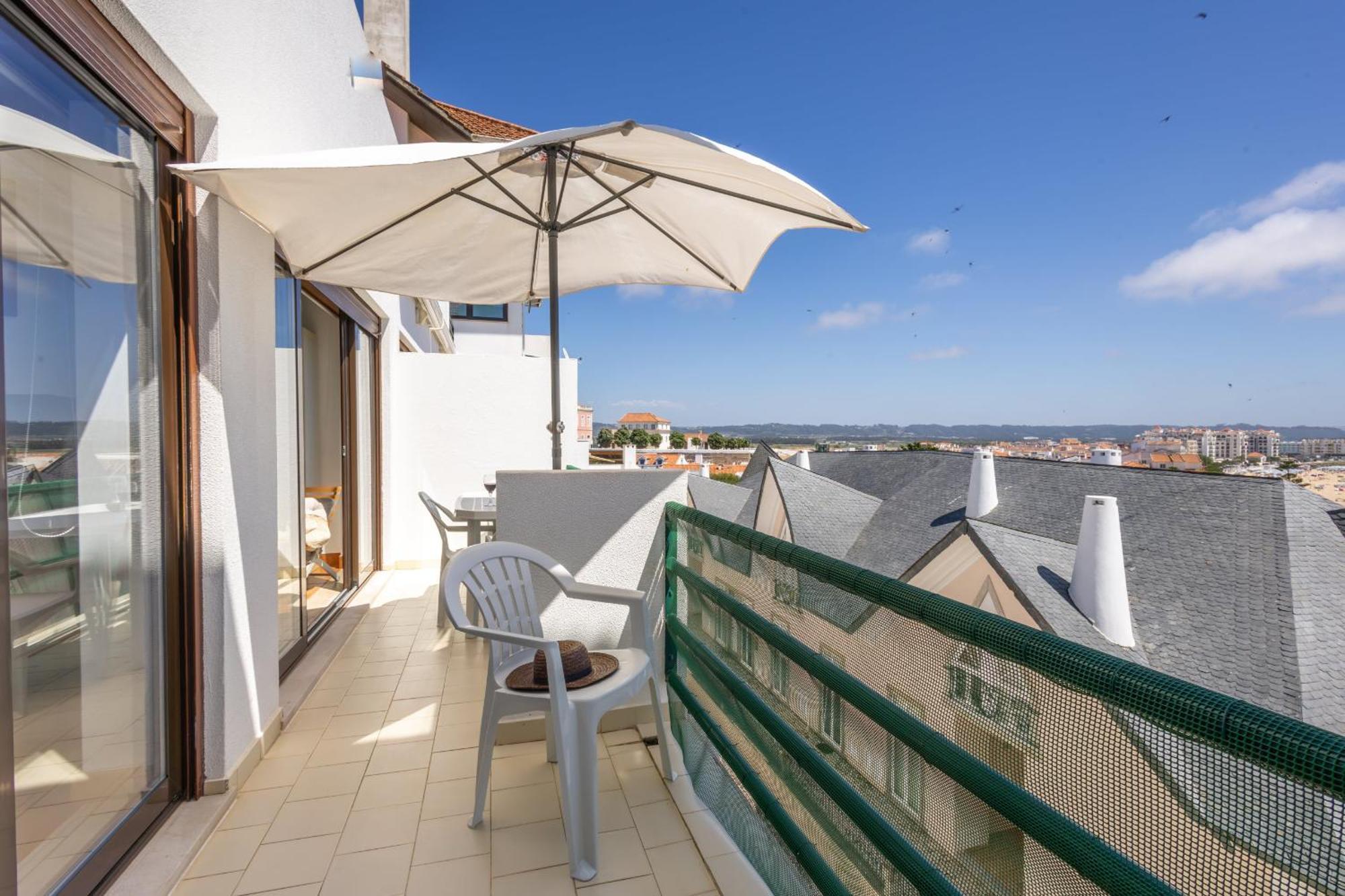 Concha Mar com vista sobre a Baía Apartamento São Martinho do Porto Exterior foto