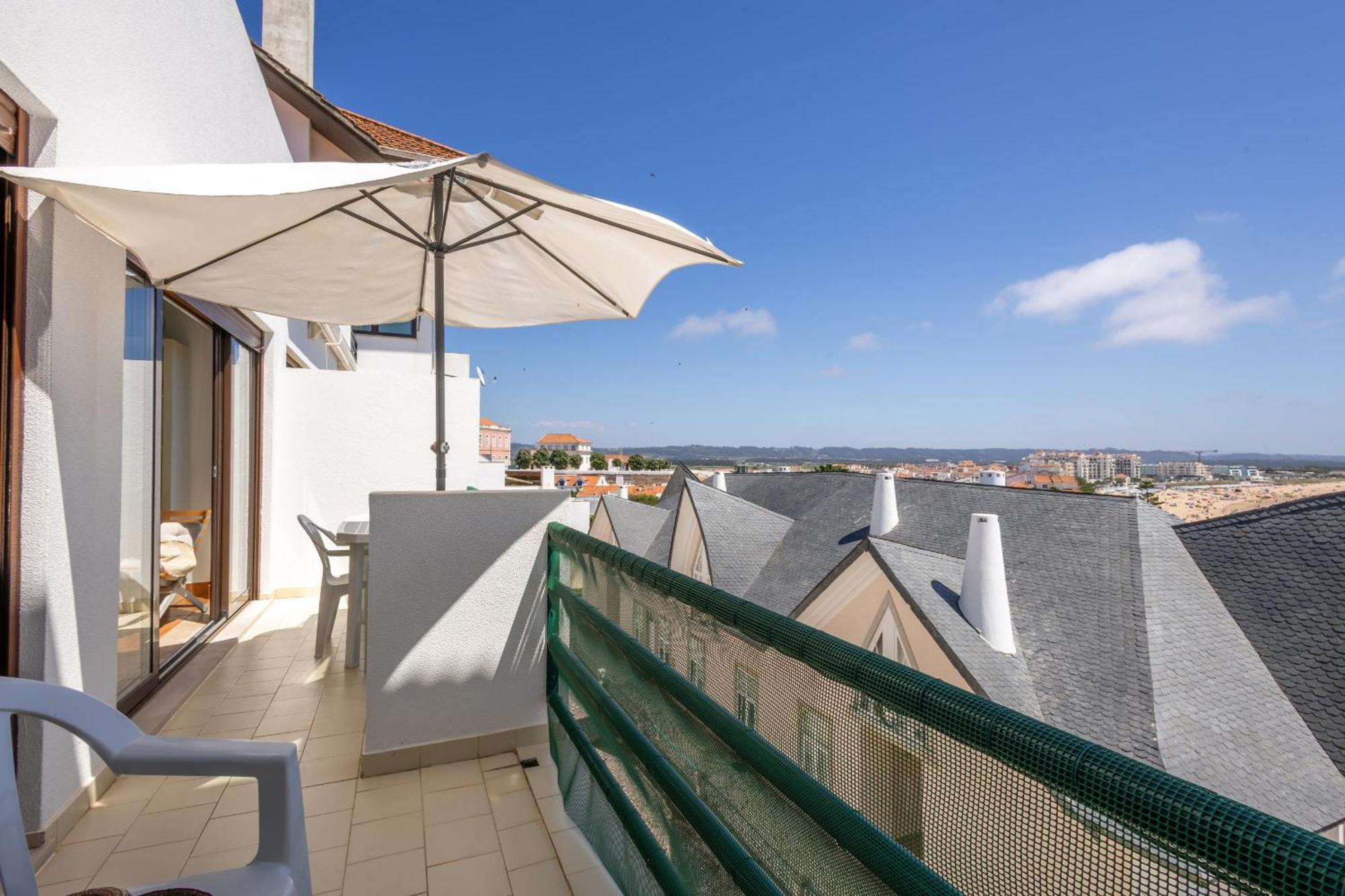 Concha Mar com vista sobre a Baía Apartamento São Martinho do Porto Exterior foto